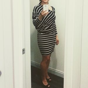 BCBGMaxAzria Ruched Pencil Dress Size M